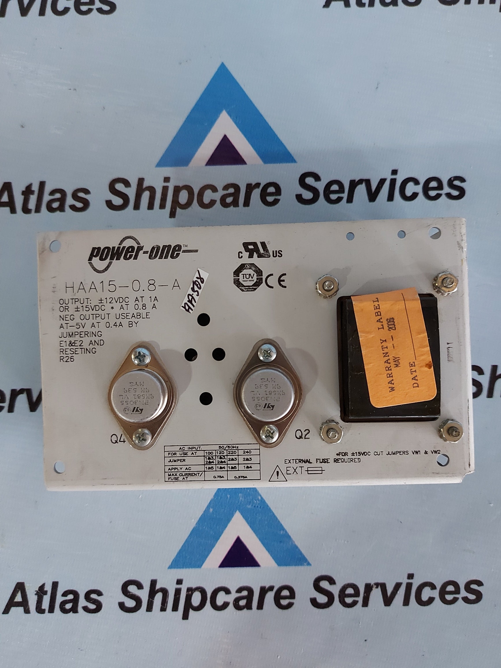 POWER-ONE HAA15-0.8-A POWER SUPPLY